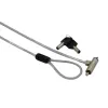 GIZZU 1,8 m Nano Key Lock Sicherheitskabel mit Schlüssel - Schwarz