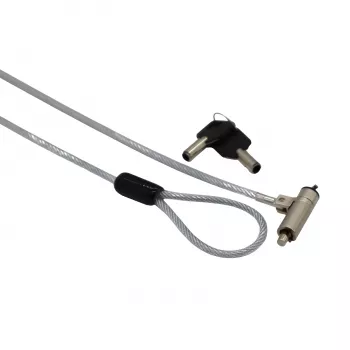 GIZZU 1,8 m Nano Key Lock Sicherheitskabel mit Schlüssel - Schwarz