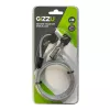 GIZZU 1,8 m T-Bar Laptop-Kabelschloss mit Master-Key-Kompatibilität - Schlüssel-Kabelsicherung für Kensington-Slot, geflochtener Stahl, Schwarz