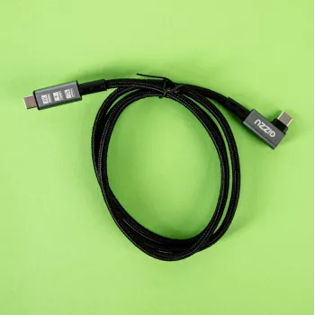 Gizzu 100W 10Gbps Type-C Winkelkabel 1m