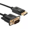 Gizzu 1080P DisplayPort-zu-VGA-Kabel 1,8 m Poly