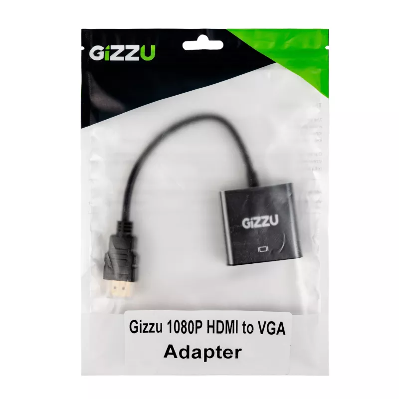 Gizzu 1080P HDMI auf VGA Adapter Poly
