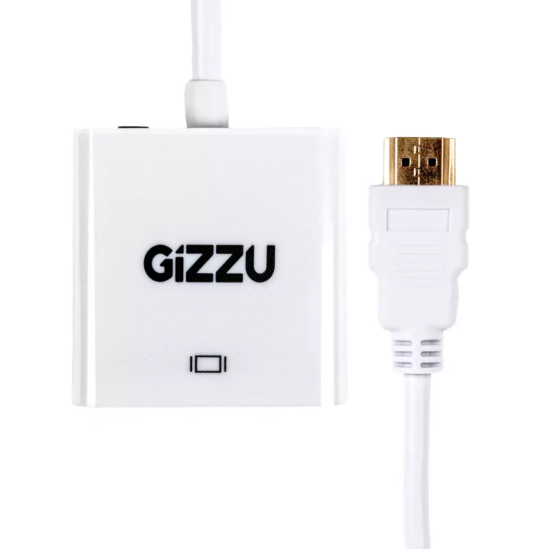 Gizzu 1080P HDMI auf VGA Adapter mit Audio