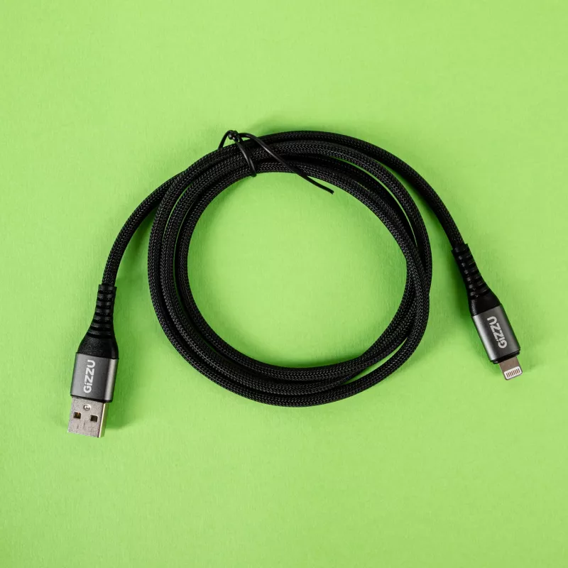 GIZZU 12W USB-A auf Lightning Kabel 1m Weiß