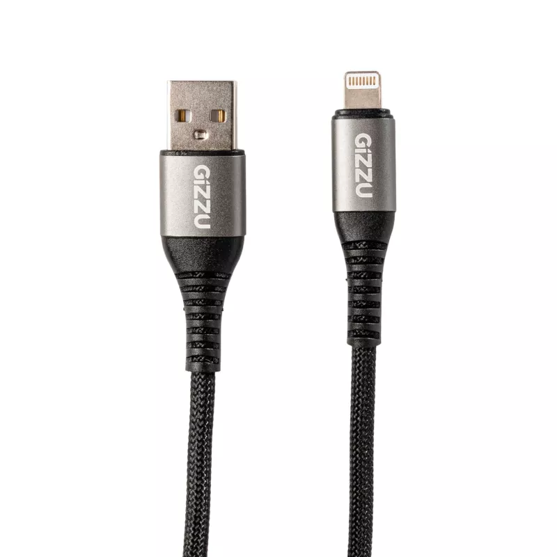 GIZZU 12W USB-A auf Lightning Kabel 1m Weiß