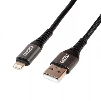 GIZZU 12W USB-A auf Lightning Kabel 1m Weiß