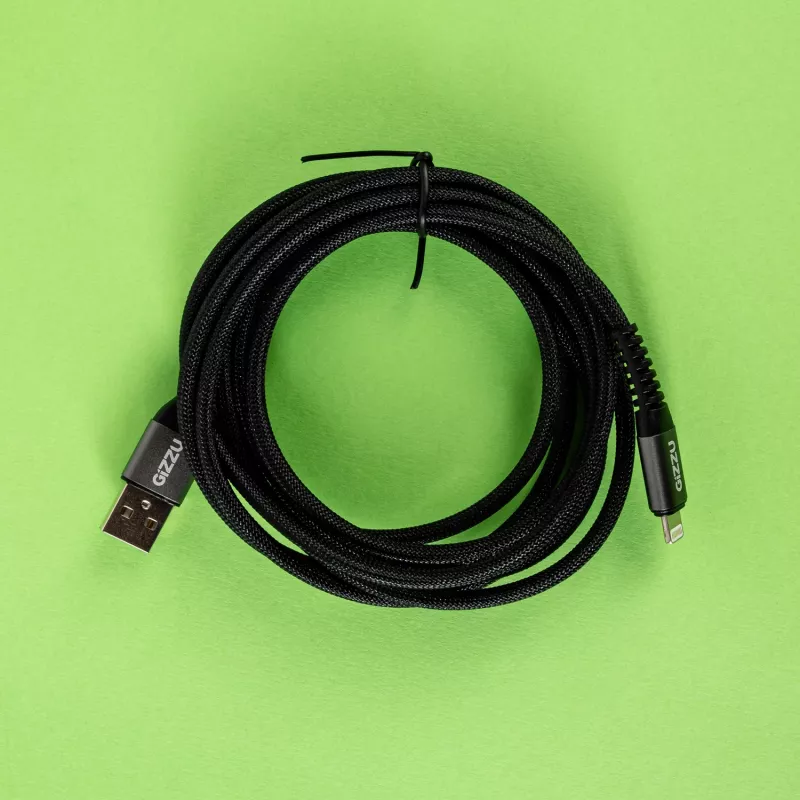 GIZZU 12W USB-auf-Lightning 2m Kabel – MFi-zertifiziertes Schnellladen & Synchronisieren
