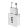 Gizzu 2-Port 30W GaN Wandladegerät USB-C PD + USB-A QC Weiß