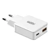 Gizzu 2-Port 45W GaN Wandladegerät USB-C PD & USB-A QC Weiß