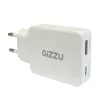 Gizzu 2-Port 65W GaN Wandladegerät