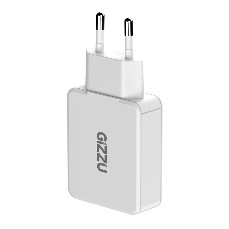 Gizzu 2-Port 65W GaN Wandladegerät