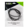 GIZZU 240W 480Mbps USB-C auf USB-C geflochtenes Kabel 1m Schwarz