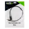 Gizzu 3-Pol Audio-Splitter-Kabel - Schwarz