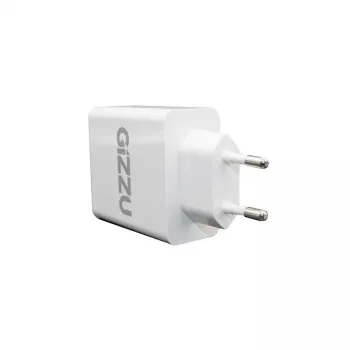 GIZZU 36W USB-C PD & QC3.0 Dual-Port-Wandladegerät - Weiß