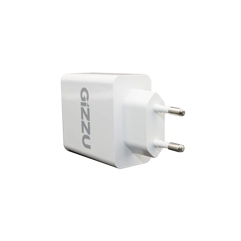 GIZZU 36W USB-C PD & QC3.0 Dual-Port-Wandladegerät - Weiß