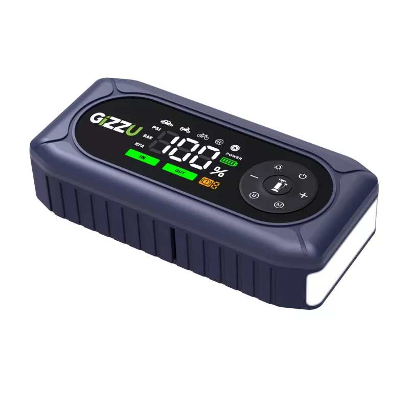 Gizzu 4-in-1 Starthilfe und Luftkompressor