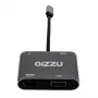 Gizzu 4-in-1 Type-C auf HDMI/VGA/USB3.0 Hub