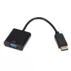 Gizzu 4K DisplayPort auf VGA aktiver Adapter Poly