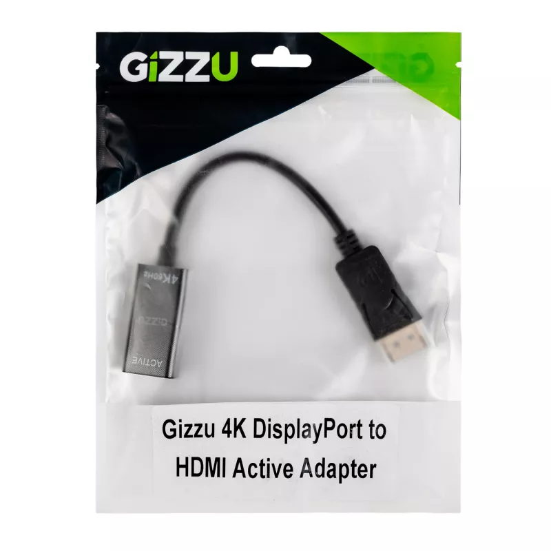 Gizzu 4K60Hz DisplayPort-auf-HDMI-Aktivadapter
