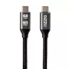 GIZZU 60W 5Gbps USB-C auf USB-C Kabel 2m Schwarz