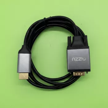 Gizzu Full HD HDMI-zu-VGA-Kabel (1,8 m) - Schwarz