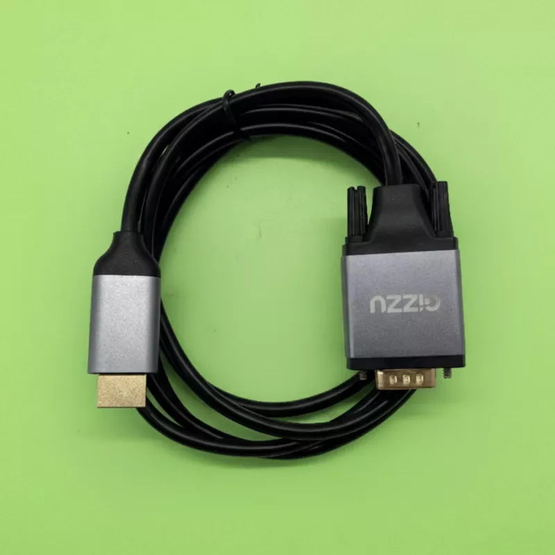 Gizzu Full HD HDMI-zu-VGA-Kabel (1,8 m) - Schwarz