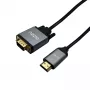 Gizzu Full HD HDMI-zu-VGA-Kabel (1,8 m) - Schwarz
