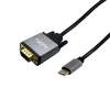 Gizzu Full HD USB-C auf VGA Adapterkabel 1,8 m Schwarz