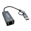 Gizzu High Speed Type-C/A zu Gigabit-Adapter Poly