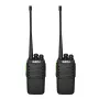 Gizzu Patrol Walkie Talkie Set PMR446 8-Kanal Zwei-Wege-Funkgerät mit VOX, Scan, Taschenlampe – Schwarz/Orange (2er-Pack)