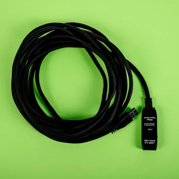 Gizzu USB 3.0 aktives Verlängerungskabel 5m - Schwarz