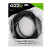 Gizzu USB 3.0 aktives Verlängerungskabel 5m - Schwarz