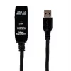 Gizzu USB 3.0 aktives Verlängerungskabel 5m - Schwarz