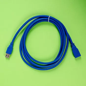 Gizzu USB 3.0 Verlängerungskabel 2m – 5Gbps, Stecker auf Buchse, Schwarz