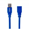 Gizzu USB 3.0 Verlängerungskabel 2m – 5Gbps, Stecker auf Buchse, Schwarz