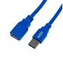 Gizzu USB 3.0 Verlängerungskabel 2m – 5Gbps, Stecker auf Buchse, Schwarz
