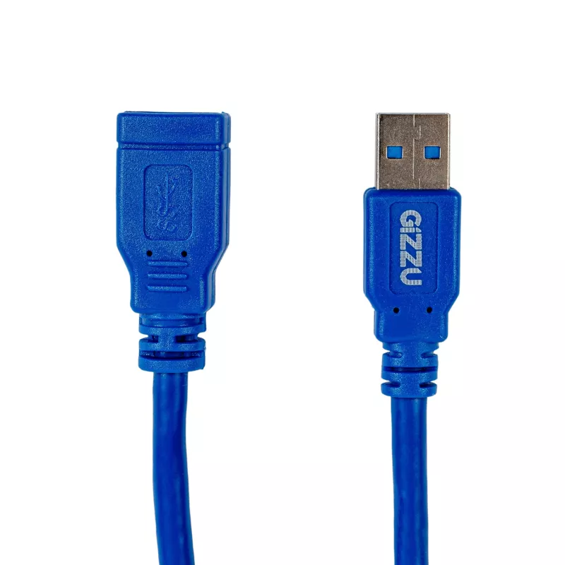 Gizzu USB 3.0 Verlängerungskabel 5m - Blau