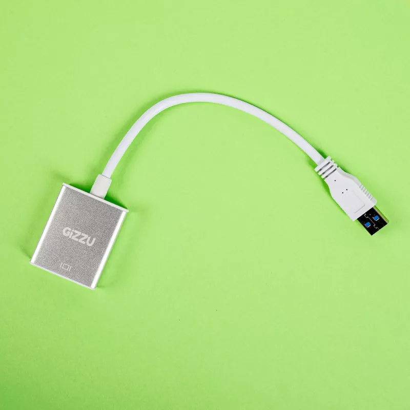 Gizzu USB 3.0 auf HDMI-Adapter - Full HD 1080p Videoausgang, Schwarz