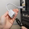 Gizzu USB 3.0 auf HDMI-Adapter - Full HD 1080p Videoausgang, Schwarz
