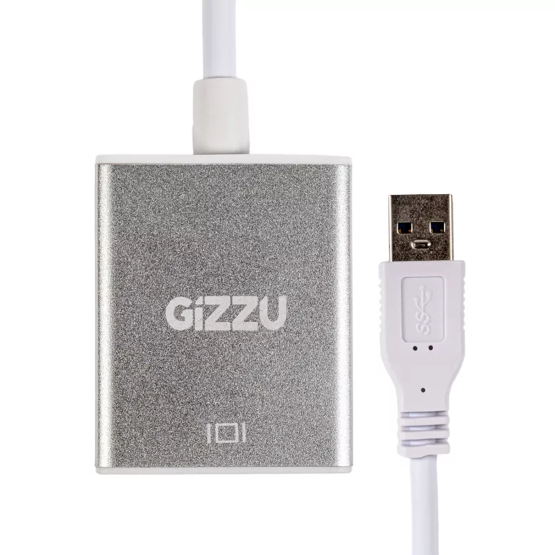 Gizzu USB 3.0 auf HDMI-Adapter - Full HD 1080p Videoausgang, Schwarz