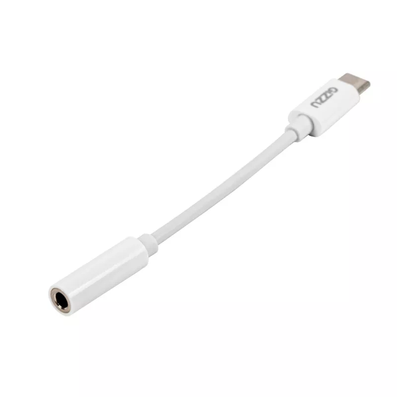 Gizzu USB Typ-C auf 3,5 mm AUX Audio Adapter - Weiß