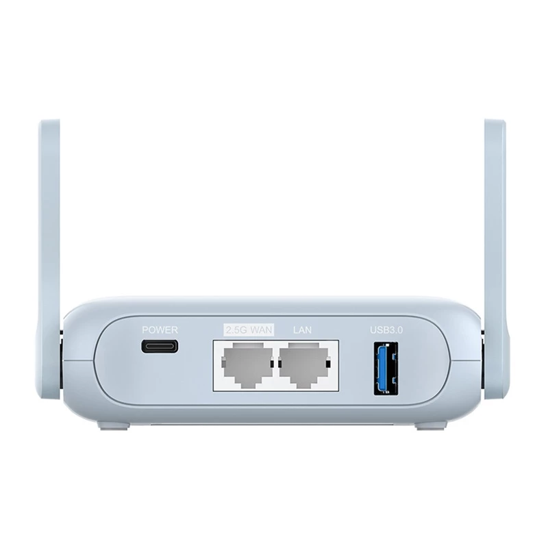 GL.iNet Beryl AX GL-MT3000 Taschen-Wi-Fi-6-Reiserouter, AX3000 Dual-Band, 2,5G WAN, 1G LAN, USB 3.0, OpenWrt, VPN, WireGuard, OpenVPN, WPA3, AdGuard Home