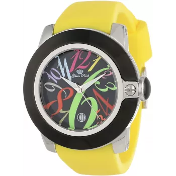 GLAM ROCK GR32036 Damen Swiss-Quarz-Chronograph-Armbanduhr 44mm Schwarzes Silikon