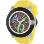 GLAM ROCK GR32036 Damen Swiss-Quarz-Chronograph-Armbanduhr 44mm Schwarzes Silikon