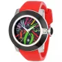 GLAM ROCK GR32040 Damen Swiss-Quarz-Chronograph-Uhr 44mm Schwarzes Silikon