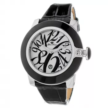 GLAM ROCK GR32083 Damenuhr 44mm weißes Leder