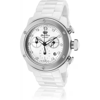 Glam Rock GR50100 Damen Analog Quarzuhr 42mm Schwarzes Zifferblatt Lederarmband
