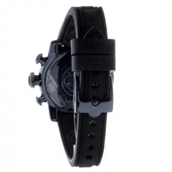 GLAM ROCK GR50112 Miami Damen Swiss Quarz Chronograph Uhr 42mm Schwarzes Silikon