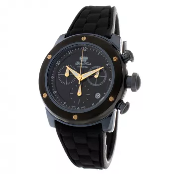 GLAM ROCK GR50112 Miami Damen Swiss Quarz Chronograph Uhr 42mm Schwarzes Silikon