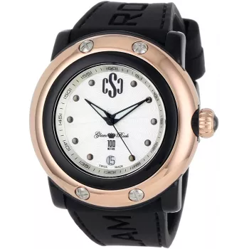 GLAM ROCK GR62019 Damen Keramikuhr 46mm Swiss Quartz Weiß